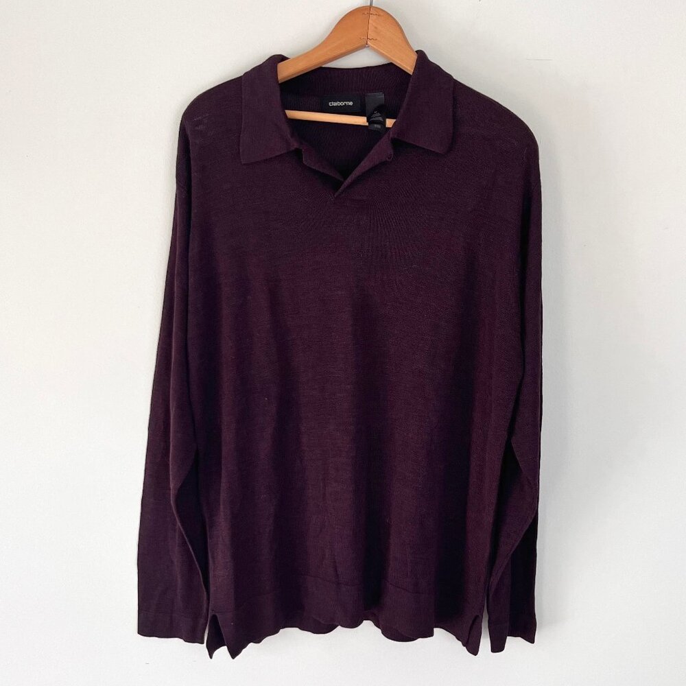 Vintage Silk Blend Knit Sweater